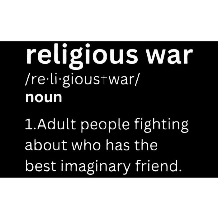 Religious War Definition Aldult People Fighting Funny Jesus Bumper Sticker