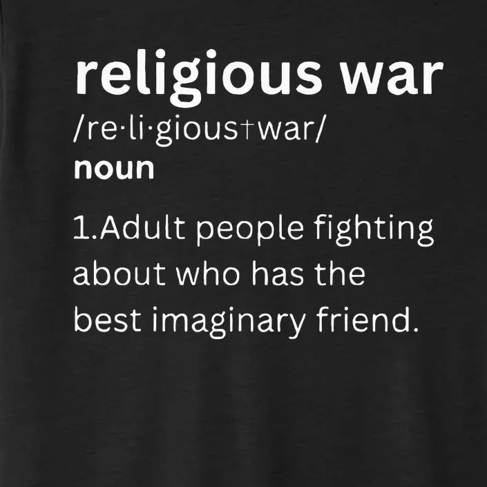 Religious War Definition Aldult People Fighting Funny Jesus ChromaSoft Performance T-Shirt