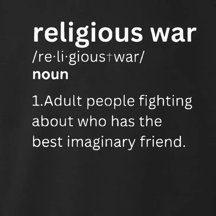 Religious War Definition Aldult People Fighting Funny Jesus Toddler Hoodie