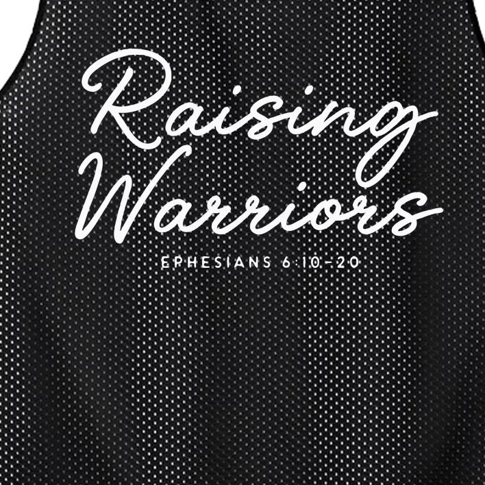 Raising Warriors Ephesians 6 10 20 Mesh Reversible Basketball Jersey Tank