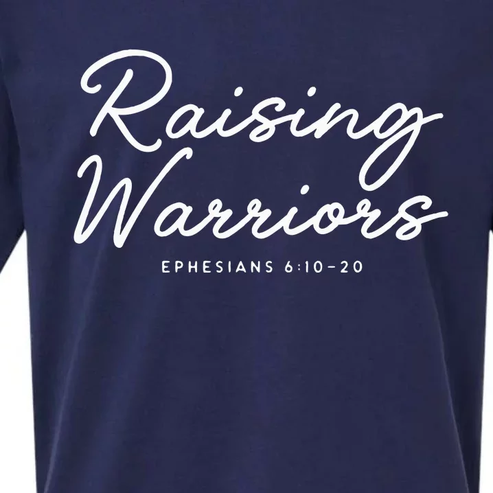 Raising Warriors Ephesians 6 10 20 Sueded Cloud Jersey T-Shirt