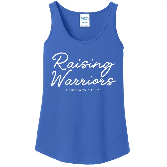 Raising Warriors Ephesians 6 10 20 Ladies Essential Tank