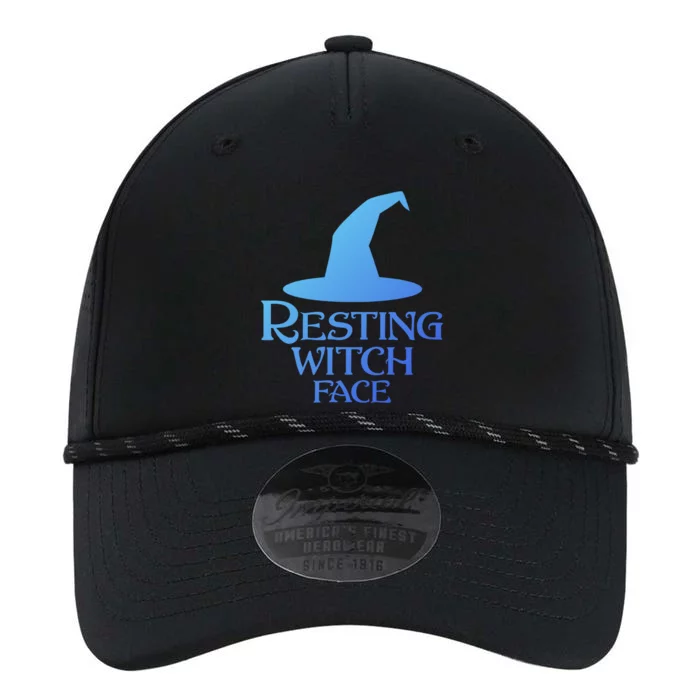 Resting Witch Face Silly Halloween Gift Performance The Dyno Cap