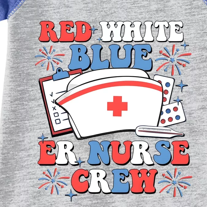 Red White Funny Blue Er Crew Infant Baby Jersey Bodysuit