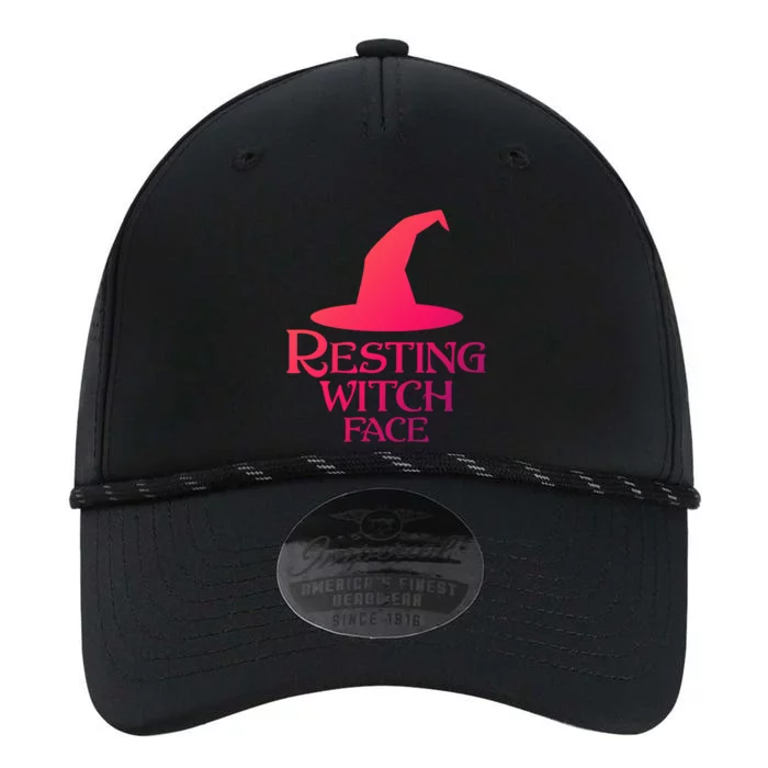 Resting Witch Face Silly Halloween Gift Performance The Dyno Cap