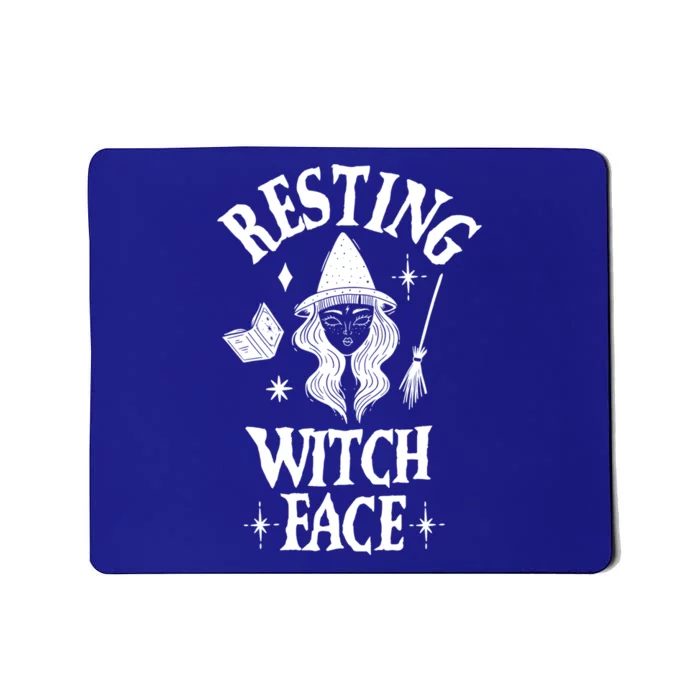 Resting Witch Face Witch Halloween Gift Mousepad