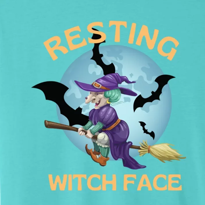 Resting Witch Face Fun Halloween Gift ChromaSoft Performance T-Shirt