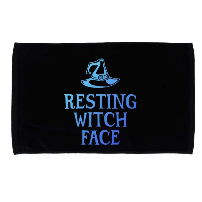 Resting Witch Face Gift Microfiber Hand Towel