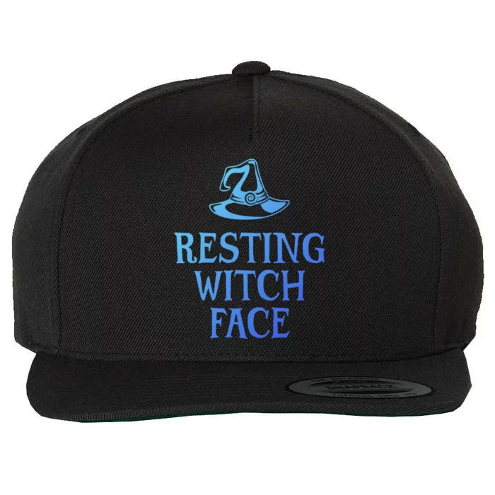 Resting Witch Face Gift Wool Snapback Cap