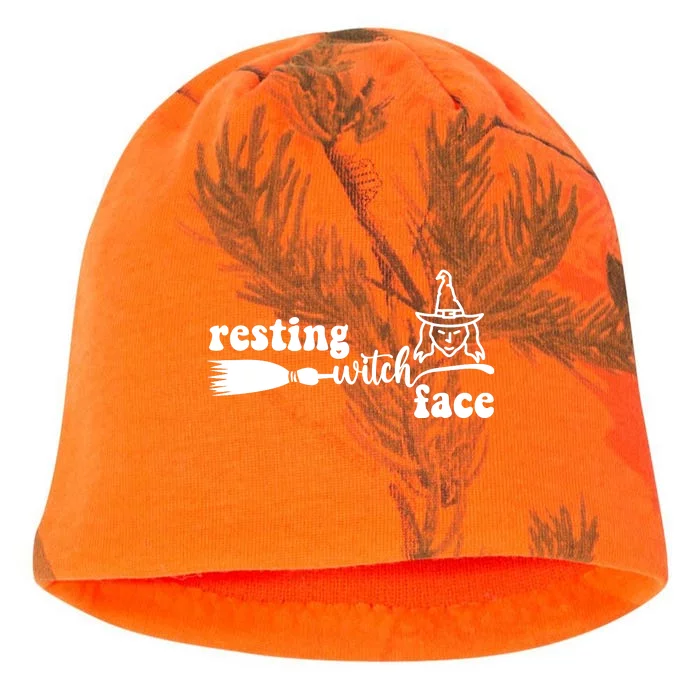 Resting Witch Face Funny Halloween Kati - Camo Knit Beanie