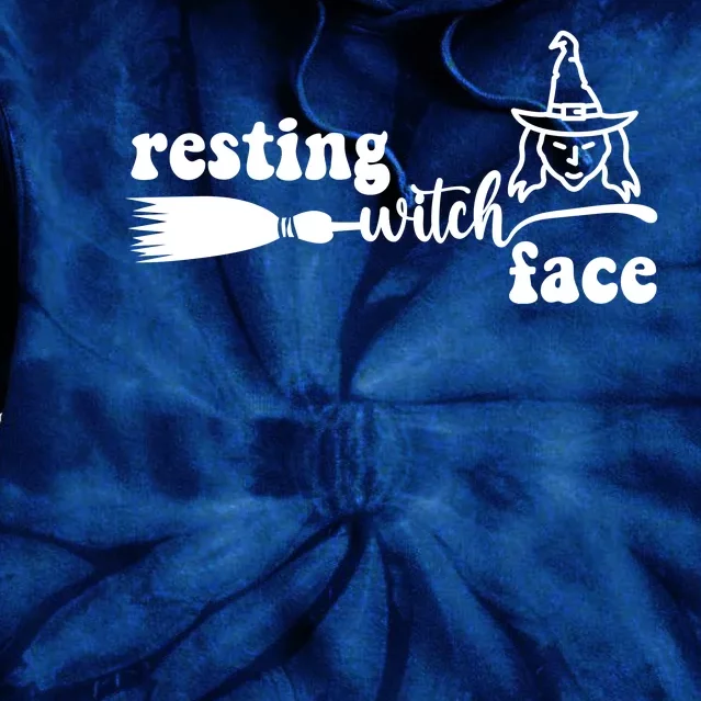 Resting Witch Face Funny Halloween Tie Dye Hoodie