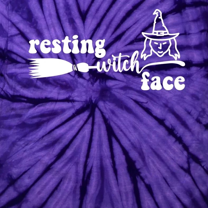 Resting Witch Face Funny Halloween Tie-Dye T-Shirt