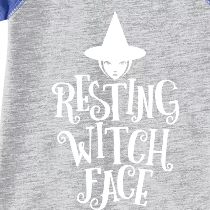 Resting Witch Face Funny Halloween Gift Infant Baby Jersey Bodysuit