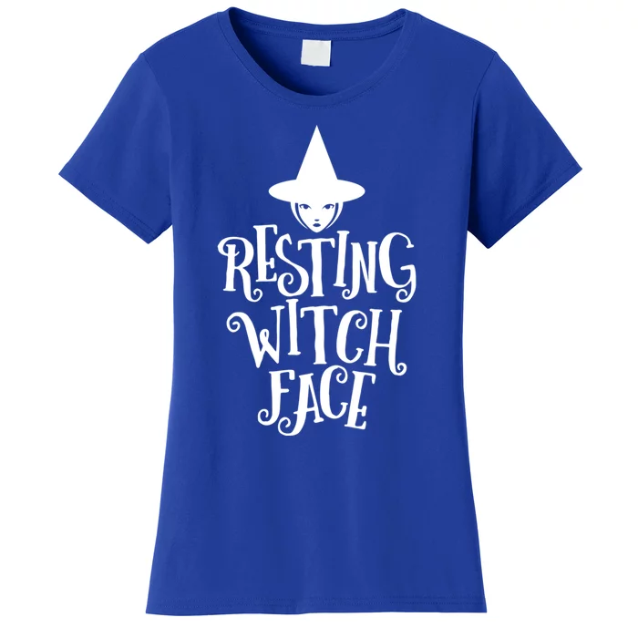 Resting Witch Face Funny Halloween Gift Women's T-Shirt