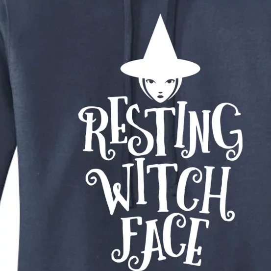 Resting Witch Face Funny Halloween Gift Women's Pullover Hoodie