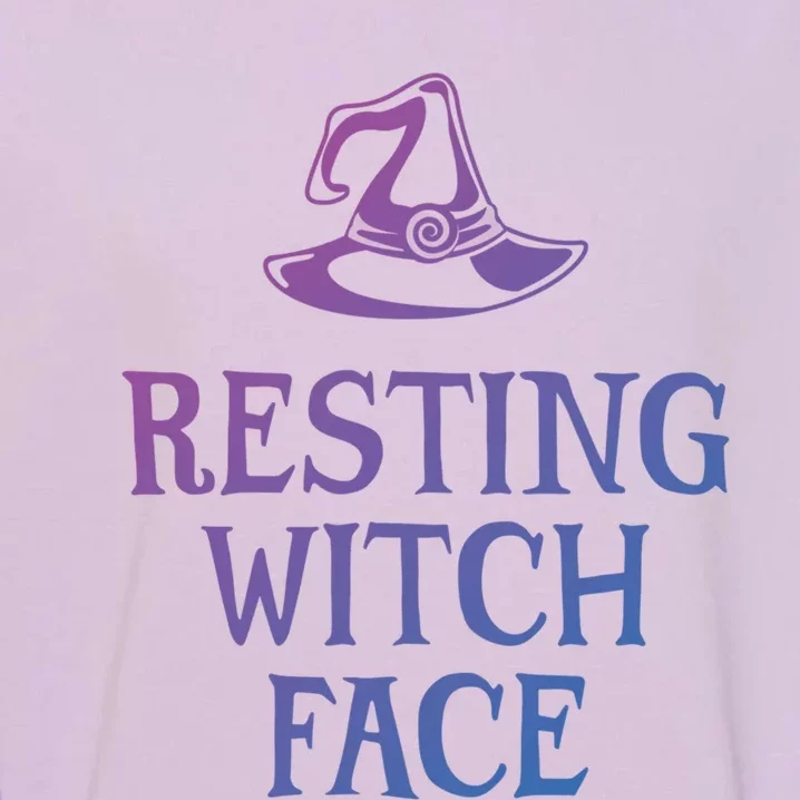 Resting Witch Face Gift Garment-Dyed Sweatshirt