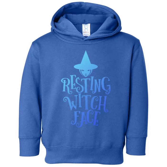 Resting Witch Face Funny Halloween Cute Gift Toddler Hoodie