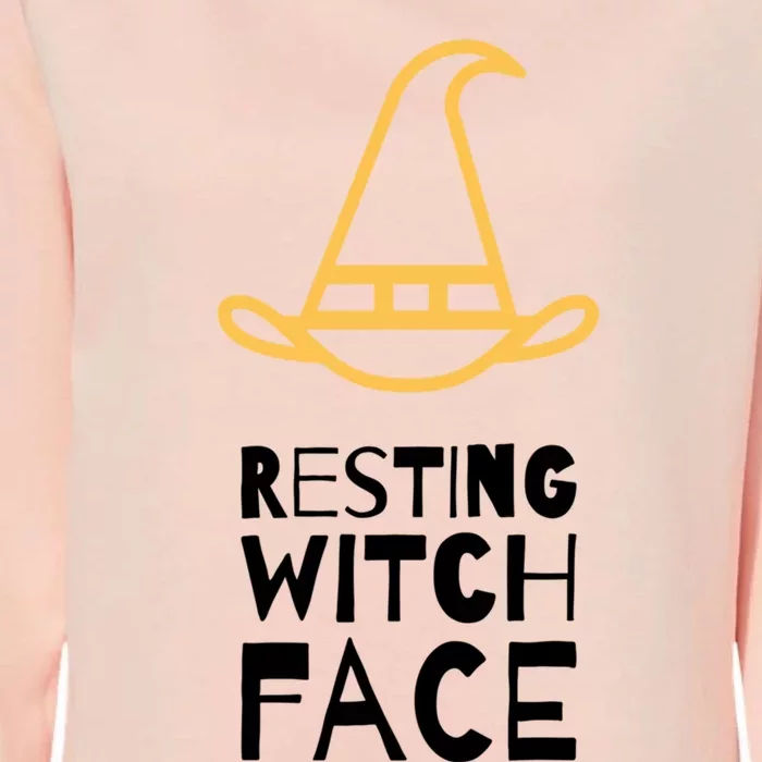 Resting Witch Face Meaningful Gift Womens California Wash Sweatshirt