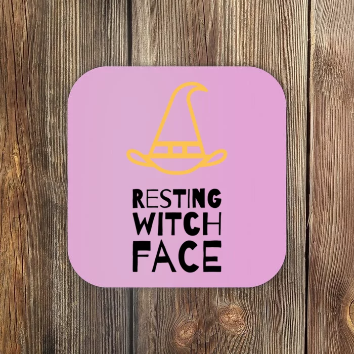 Resting Witch Face Meaningful Gift Coaster