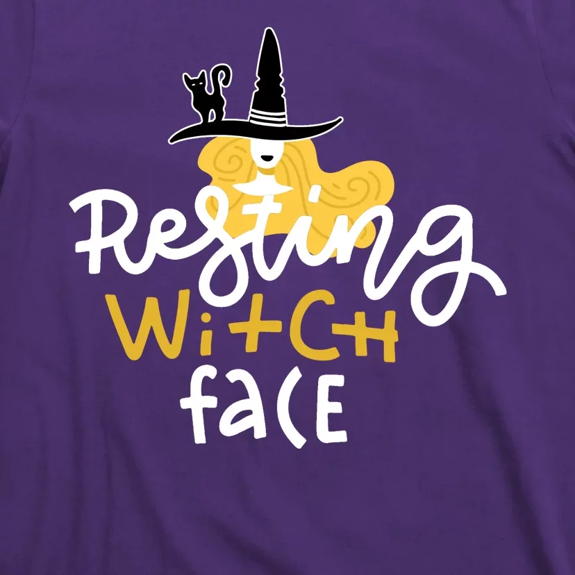 Resting Witch Face Funny Halloween T-Shirt