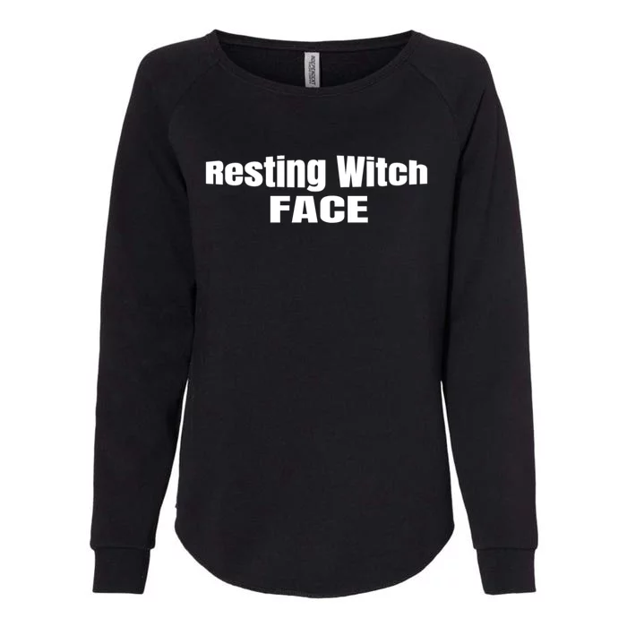 Resting Witch Face Gift Womens California Wash Sweatshirt