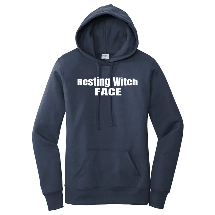 Resting Witch Face Gift Women's Pullover Hoodie