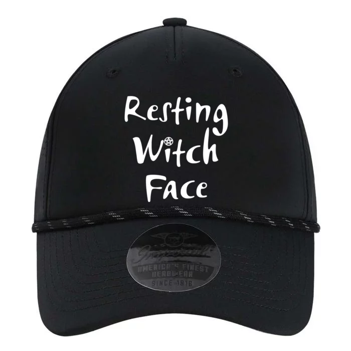 Resting Witch Face Funny Wiccan Pagan Cheeky Witch Great Gift Performance The Dyno Cap