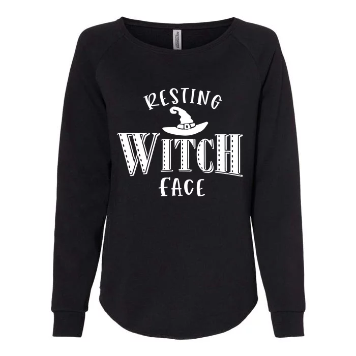 Resting Witch Face Wiccan Occult Meaningful Gift Womens California Wash Sweatshirt