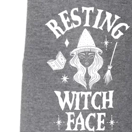 Resting Witch Face Witch Halloween Gift Doggie 3-End Fleece Hoodie