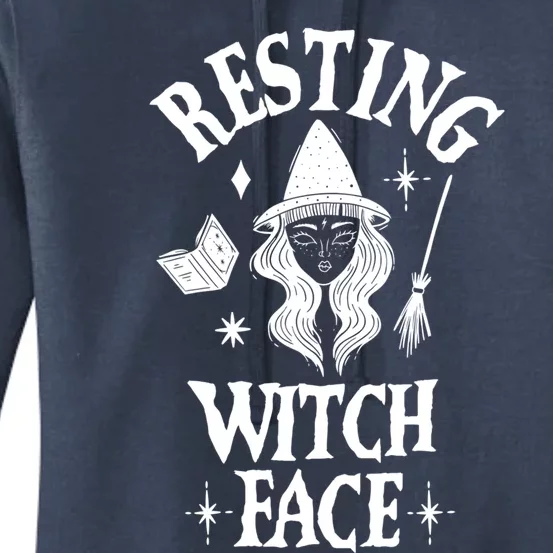 Resting Witch Face Witch Halloween Gift Women's Pullover Hoodie