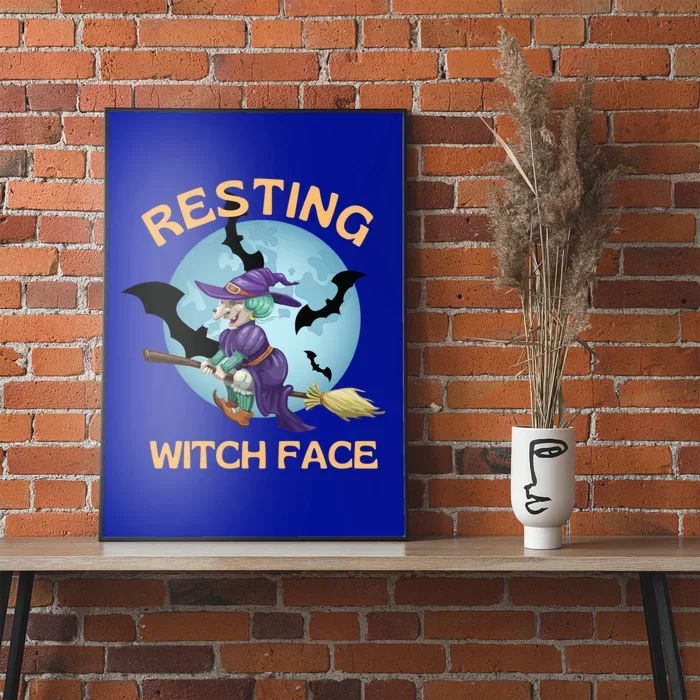 Resting Witch Face Fun Halloween Gift Poster