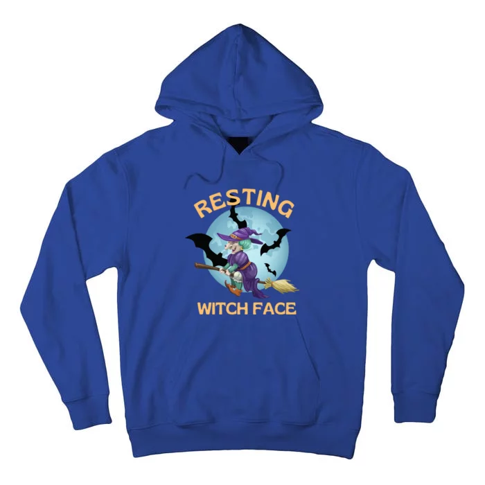 Resting Witch Face Fun Halloween Gift Tall Hoodie