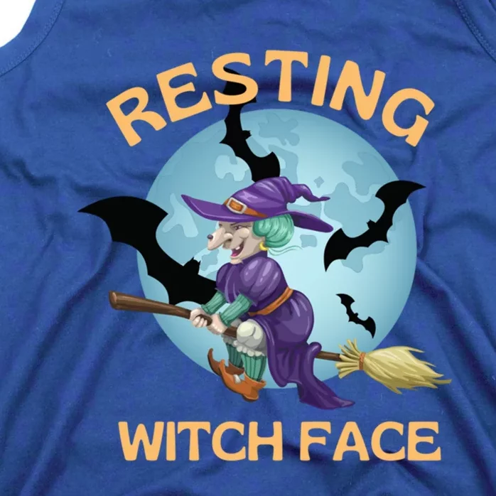 Resting Witch Face Fun Halloween Gift Tank Top