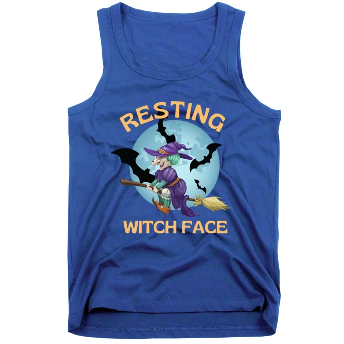 Resting Witch Face Fun Halloween Gift Tank Top