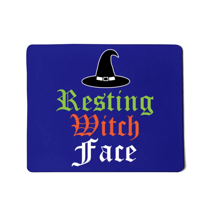 Resting Witch Face Halloween Gift Mousepad