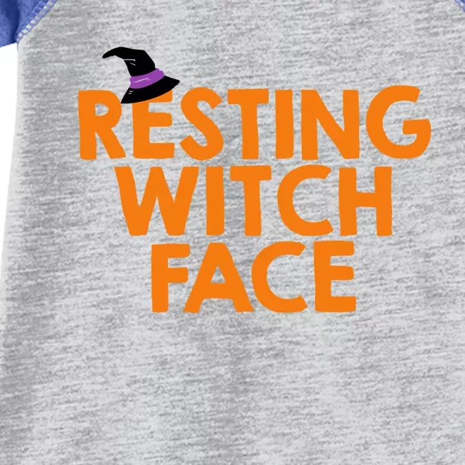 Resting Witch Face Halloween Gift Infant Baby Jersey Bodysuit