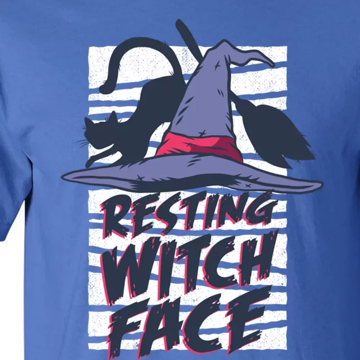 Resting Witch Face Halloween Gift Tall T-Shirt