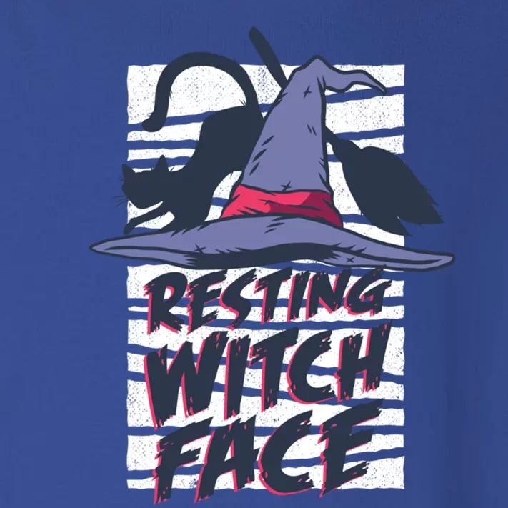 Resting Witch Face Funny Halloween Coven Meme Gift Toddler Long Sleeve Shirt