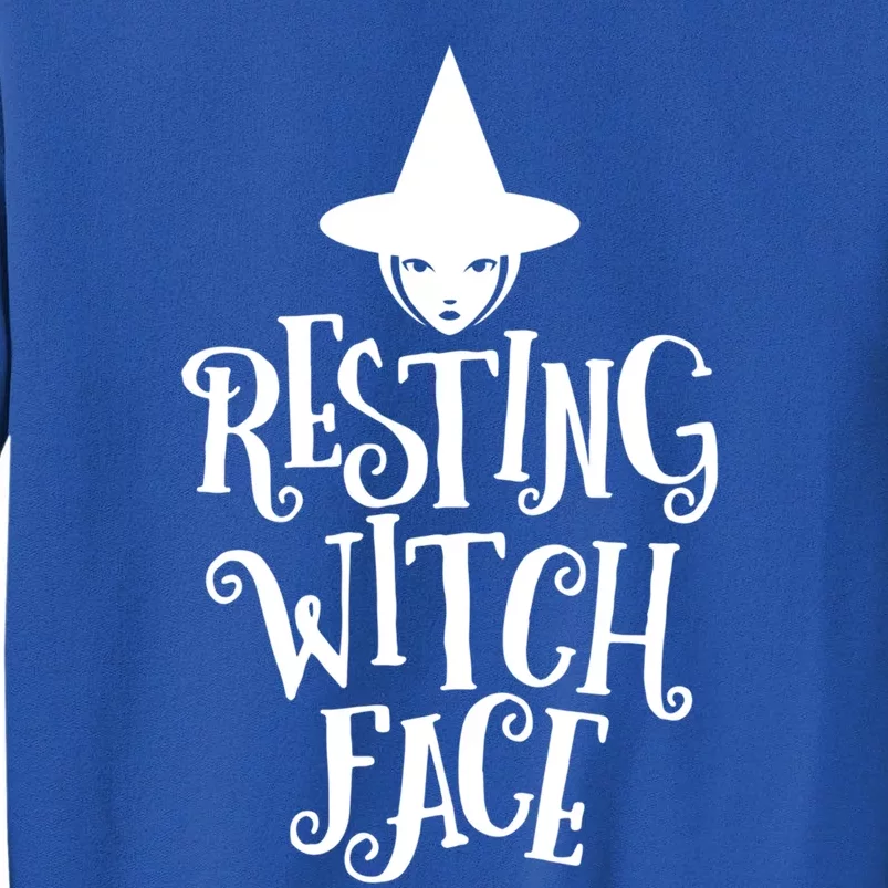 Resting Witch Face Funny Halloween Gift Tall Sweatshirt