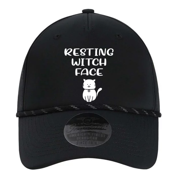 Resting Witch Face Pentacle Cat Wiccan Pagan Cheeky Witch Meaningful Gift Performance The Dyno Cap