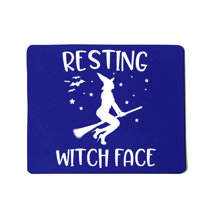 Resting Witch Face Funny Happy Halloween Party Saying Gift Cool Gift Mousepad