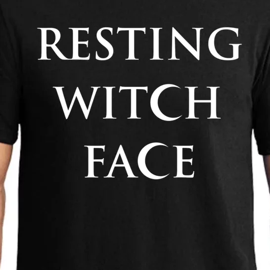 Resting Witch Face Gothic Wiccan Great Gift Pajama Set