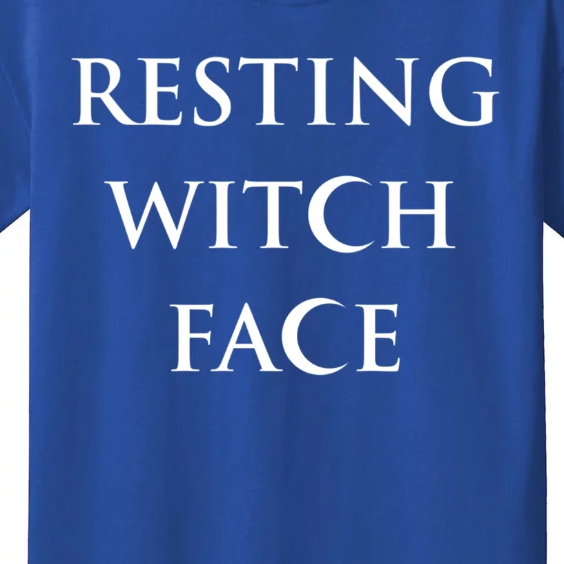 Resting Witch Face Gothic Wiccan Great Gift Kids T-Shirt