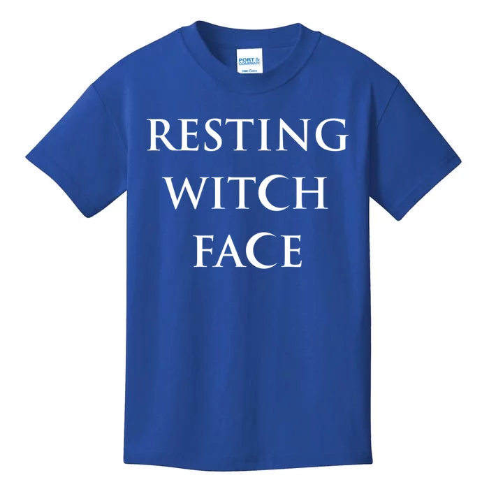 Resting Witch Face Gothic Wiccan Great Gift Kids T-Shirt