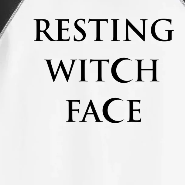 Resting Witch Face Gothic Wiccan Great Gift Toddler Fine Jersey T-Shirt