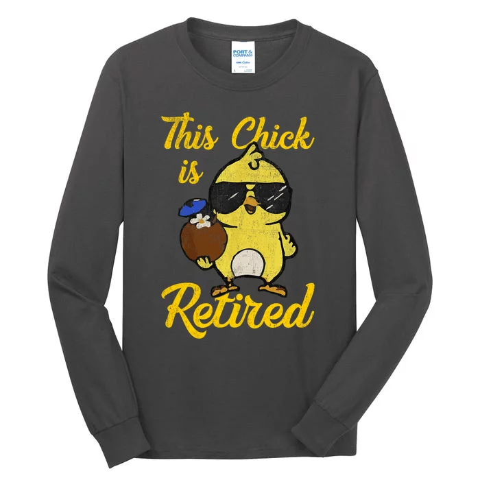 Retired Women Funny Retirement Tall Long Sleeve T-Shirt