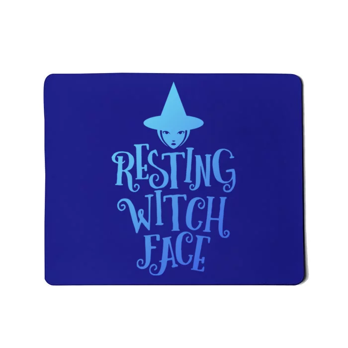 Resting Witch Face Funny Halloween Cool Gift Mousepad