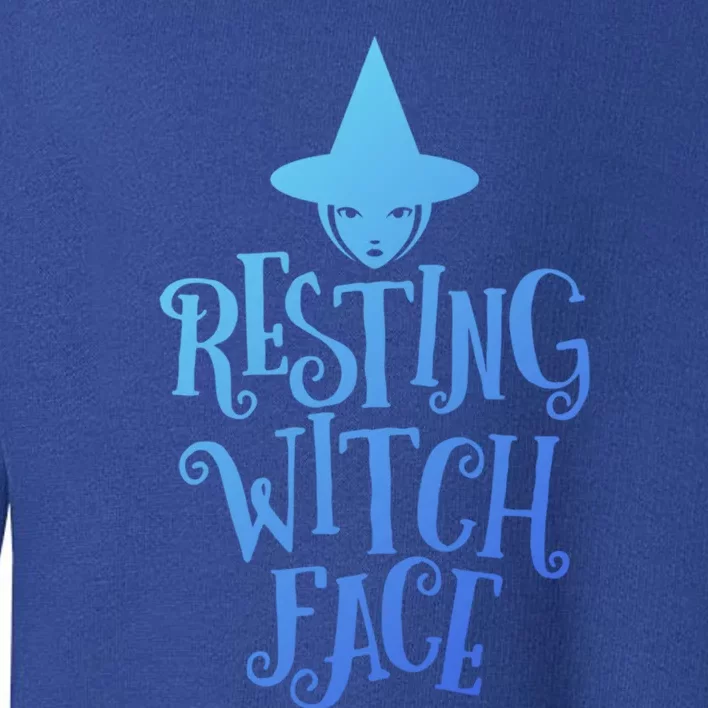 Resting Witch Face Funny Halloween Cool Gift Toddler Sweatshirt