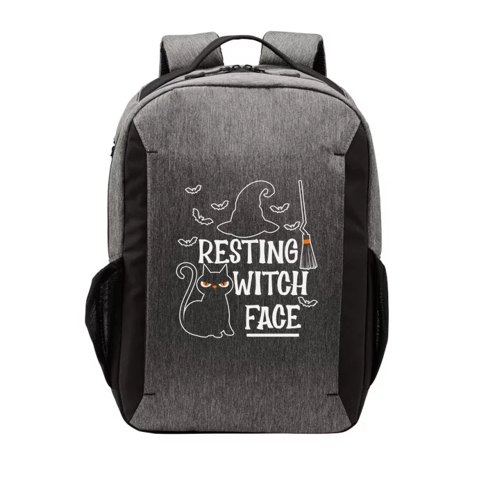 Resting Witch Face Halloween Design Cute Gift Vector Backpack