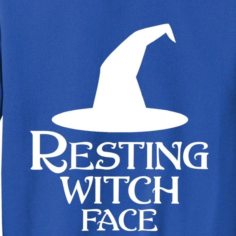 Resting Witch Face Silly Halloween Gift Sweatshirt